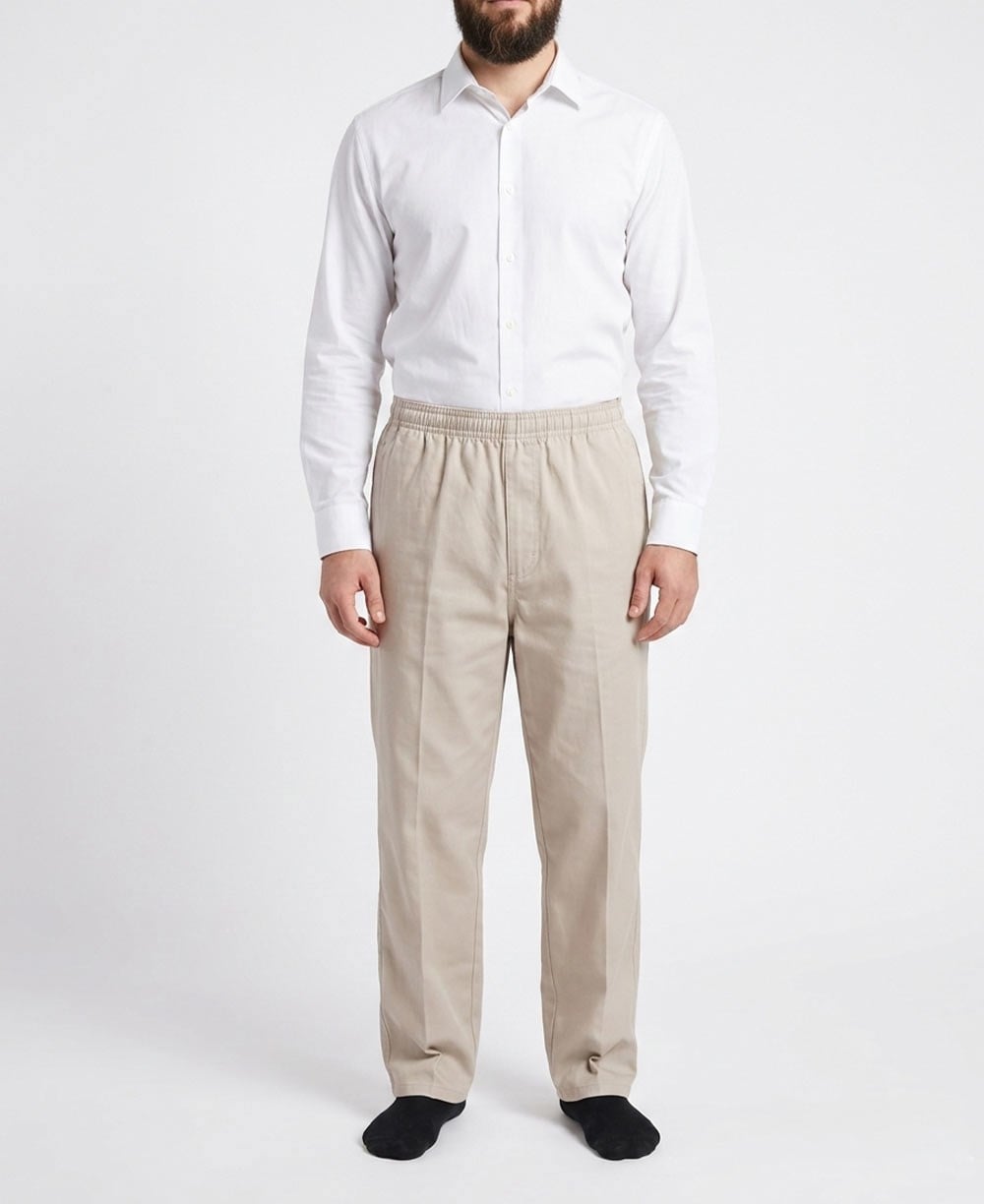 Keten Yarım Şalvar Pantolon - No:5975