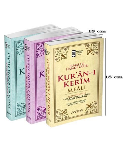 Kuranı Kerim Metinsiz İki Renk Meal - Roman Boy