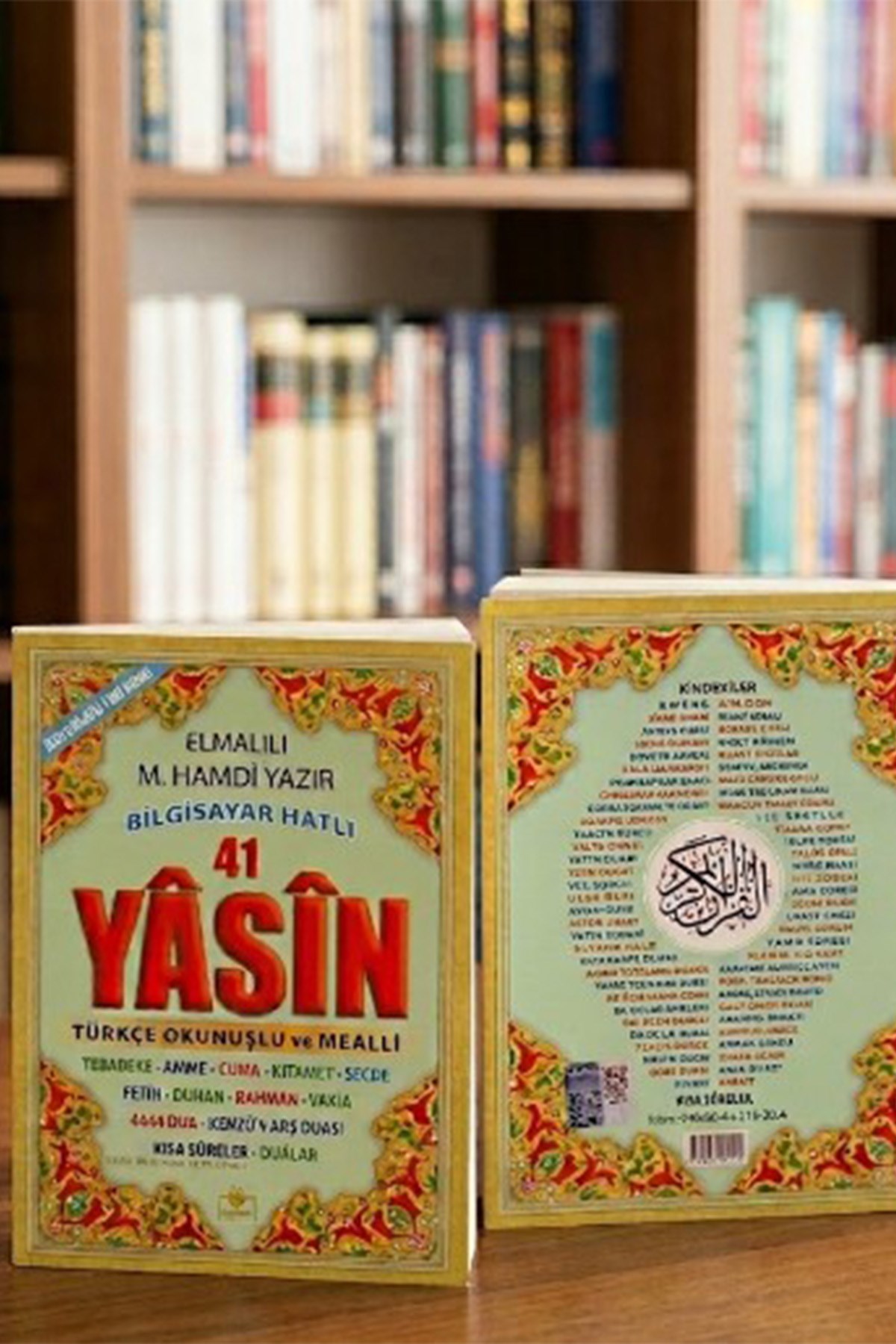 Merve Yayınları İri Yazılı Elmalılı Hamdi Yazır Bilgisayar Hatlı 41 Yasin Çanta Boy - 10 Adet