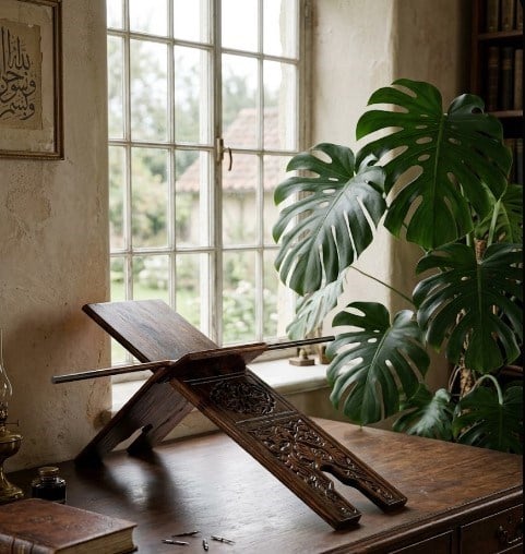 Selçuklu Oymalı Ahşap Rahle (Battal)