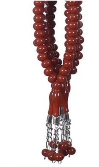 10 mm 99lu 1.Kalite Tesbih Kahverengi 10 Adet 