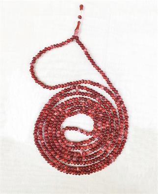 500lik 10 mm Zikir Tesbihi Bordo ve Kırmızı