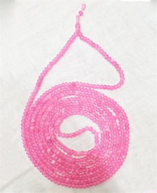 500lik 10 mm Zikir Tesbihi Janjanlı Pembe