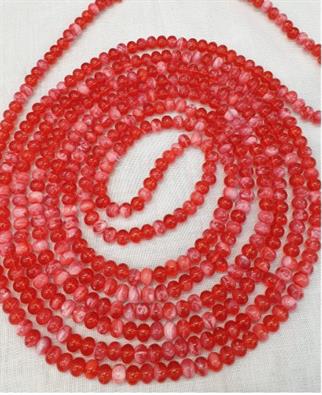 500lik 10 mm Zikir Tesbihi Kırmızı ve Beyaz