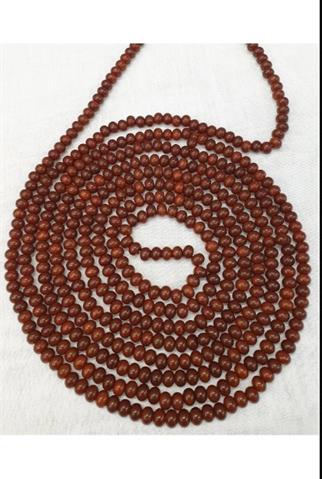 500lik 10 mm Zikir Tesbihi Kızıl Kahve