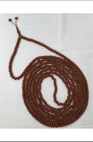 500lik 10 mm Zikir Tesbihi Kızıl Kahve