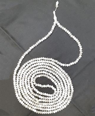 500lik 10 mm Zikir Tesbihi Şeffaf Beyaz