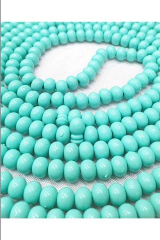 500lik 10 mm Zikir Tesbihi Su Yeşili