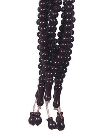 8 mm 99 Lu 2. Kalite Tesbih - SİYAH - 10 ADET