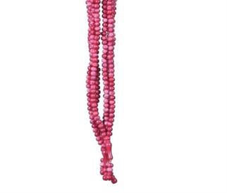 8mm 99Lu Koyu Pembe Tesbih 10 Adet