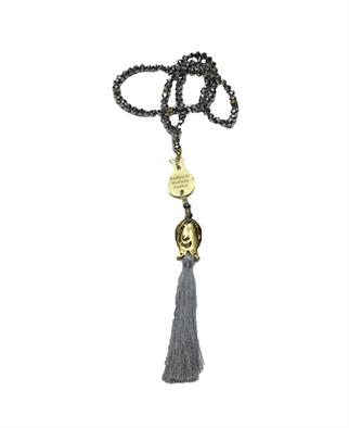 Açık Lacivert Kristal Tesbih