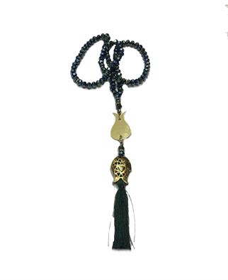 Açık Lacivert Kristal Tesbih