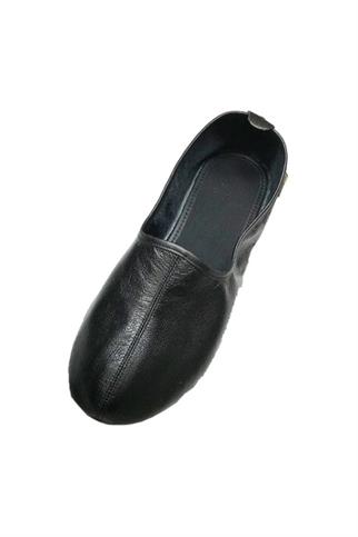 Akdam Deri Tavaf Patiği Siyah