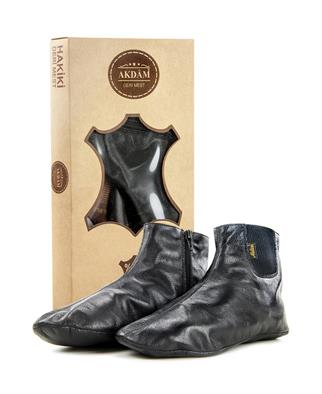Akdam Keçi Derisi Siyah Mest
