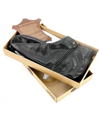 Akdam Keçi Derisi Siyah Mest