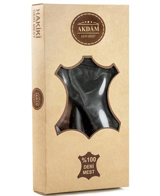 Akdam Keçi Derisi Siyah Mest