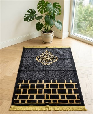 Albion Kabe Motifli Kadife Seccade 10Lu