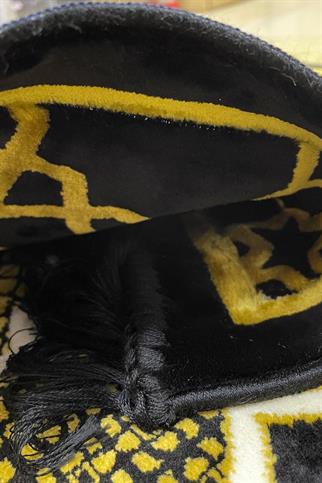 Albion Minare Motifli Kadife Seccade 10Lu