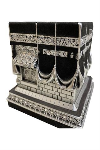 Beytullah (Kabe) Dekoru Gümüş Rengi Büyük Boy