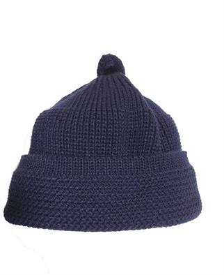 Çift Katlı Lacivert Orlon Bursa Takkesi - 1 Adet