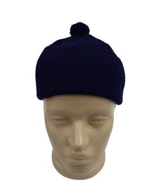 Çift Katlı Orlon Katlamalı Takke Lacivert