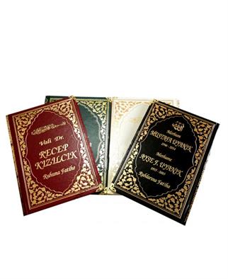 Ciltli Yasin - İsim Baskılı Çanta Boy 10 Adet