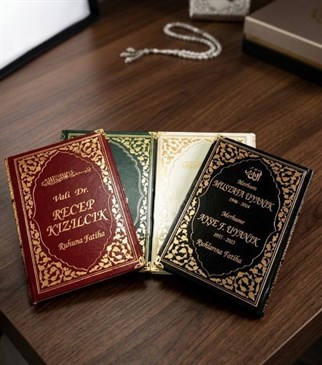 Ciltli Yasin - İsim Baskılı Cep Boy