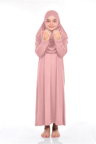 Çocuk Namaz Elbisesi 9-10-11-12 yaş Siyah