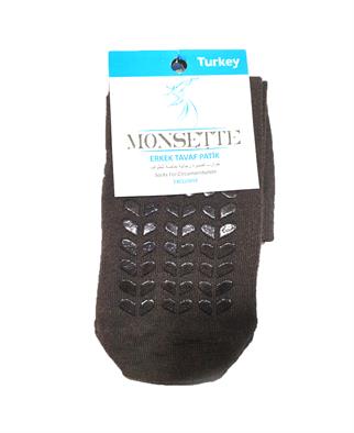 Çorap - Kaydırmaz Tabanlı Tavaf Çorabı - Erkek