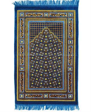 Dodya Altıgen Seccade Lacivert