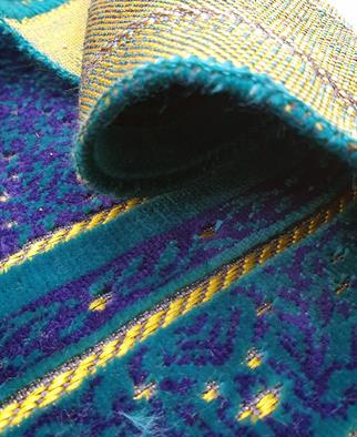 Dodya Battal Boy Kadife Çocuk Seccadesi Mavi