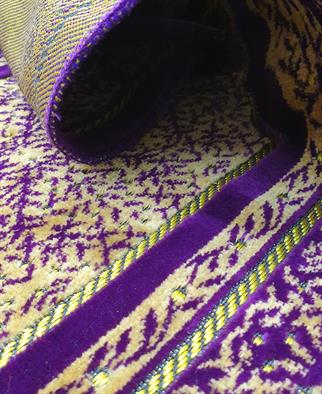 Dodya Battal Boy Kadife Çocuk Seccadesi Mor