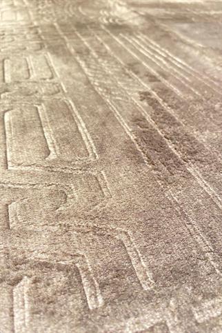 Düz Sade Peluş Seccade Kahverengi