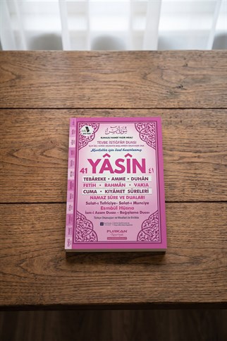 Ekonomik 41 Yasin Kitabı Orta Boy 80 Sayfa Pembe Renk Mevlid Hediyeliği 10Adet