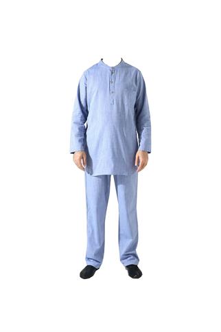 Erkek Tek Cepli Gömlek Pantolon İkili Takım Hac ve Umre Kıyafeti