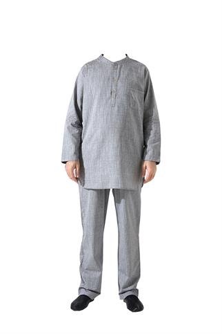 Erkek Tek Cepli Gömlek Pantolon İkili Takım Hac ve Umre Kıyafeti