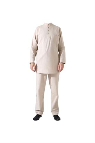 Erkek Tek Cepli Gömlek Pantolon İkili Takım Hac ve Umre Kıyafeti