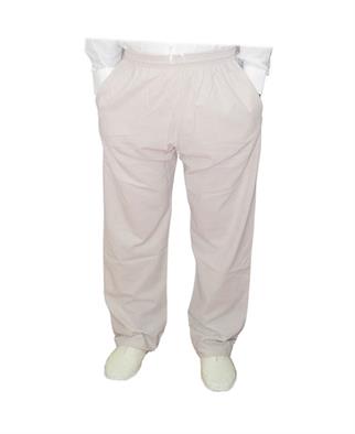 Erkek Umre Pantolonu Berat Keten Şalvar Pantolon - Bej