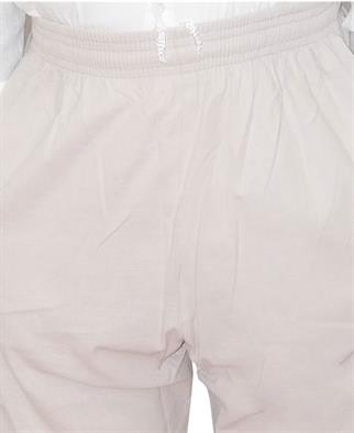 Erkek Umre Pantolonu Berat Keten Şalvar Pantolon - Bej