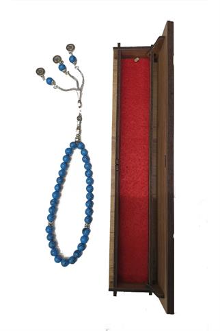 Firuze 33lü Ahşap Kutulu Tesbih