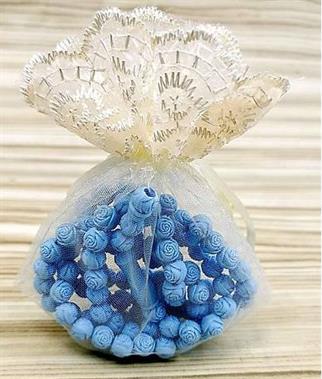 Gül Kokulu Tesbih Keseli 9 mm 99 lu - Karışık Renk - 10 Adet