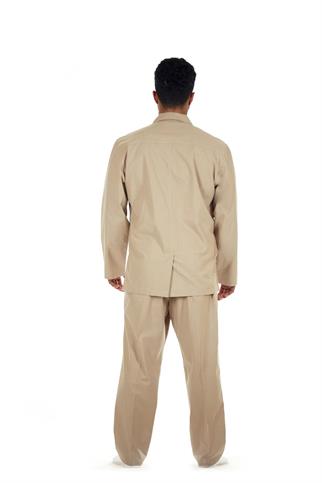 Hac Umre Erkek Safari Takım Fileli - Bej No:1009