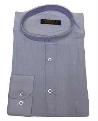 Hakim Yaka Keten Erkek Gömlek - No:6017