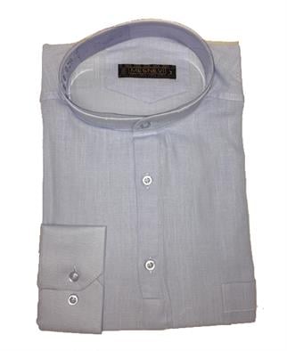 Hakim Yaka Keten Erkek Gömlek - No:6018