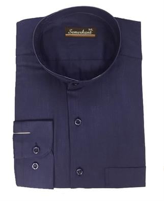 Hakim Yaka Keten Erkek Gömlek - No:6023