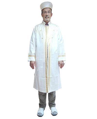 İmam Cübbesi - Yaldızlı Desenli - No1