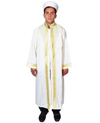 İmam Cübbesi - Yaldızlı Desenli - No2