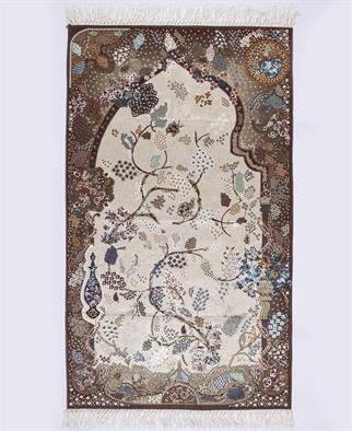 İpek Kalitesi Nisa Model Seccade Kahve