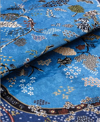 İpek Kalitesi Nisa Model Seccade Lacivert