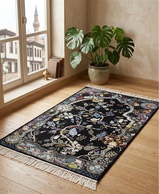 İpek Kalitesi Nisa Model Seccade Siyah